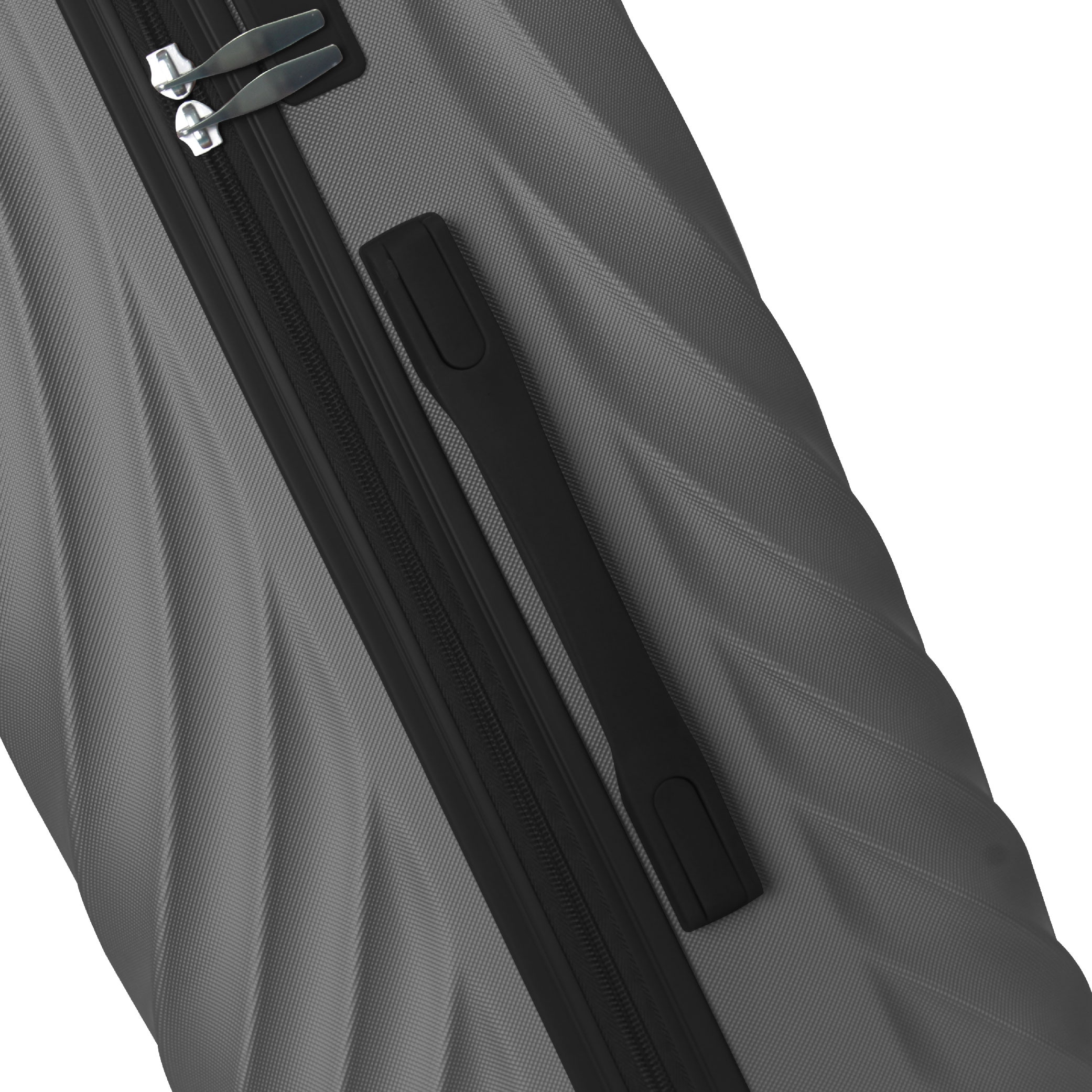 Luggage Sets ABS Hardshell 3pcs Luggage, Lightweight Durable Suitcase Sets Spinner Wheels Suitcase With TSA Lock 20''24''28'' Available(Grey Ash)_voghion.com